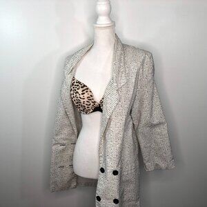 80s Vintage Just Cristina Oversized Blazer Black S